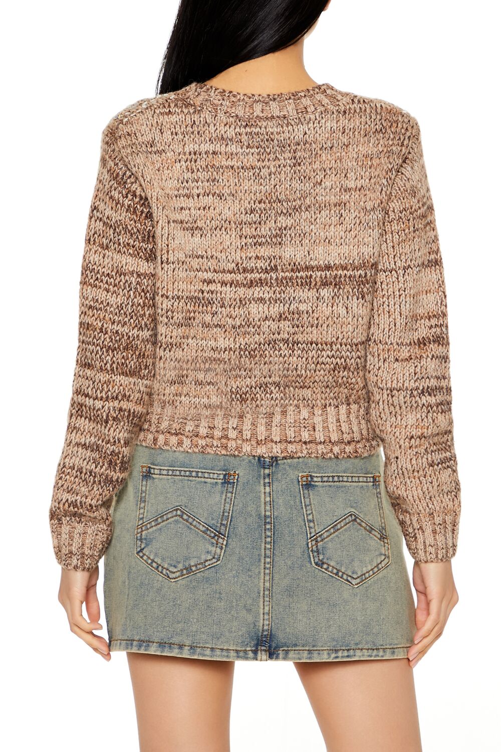  Forever 21 Iridescent Sequin Sweater - black - Bonton