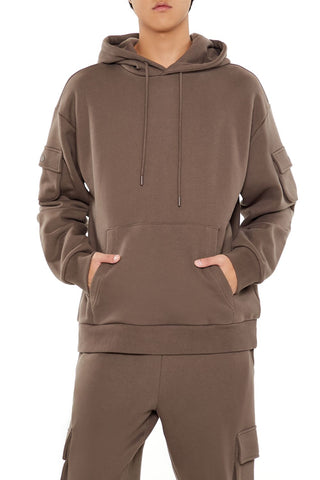 French Terry Cargo Hoodie