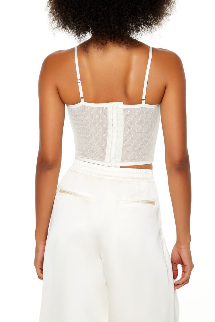  Forever 21 Lace Cropped Bustier Cami - black - Bonton