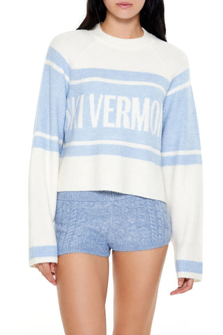 Ski Vermont Colorblock Sweater
