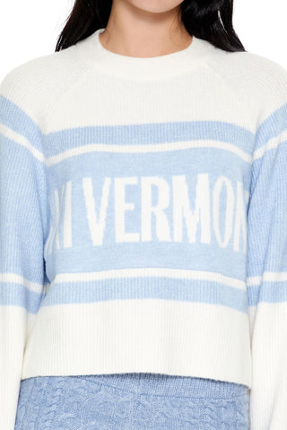 Ski Vermont Colorblock Sweater