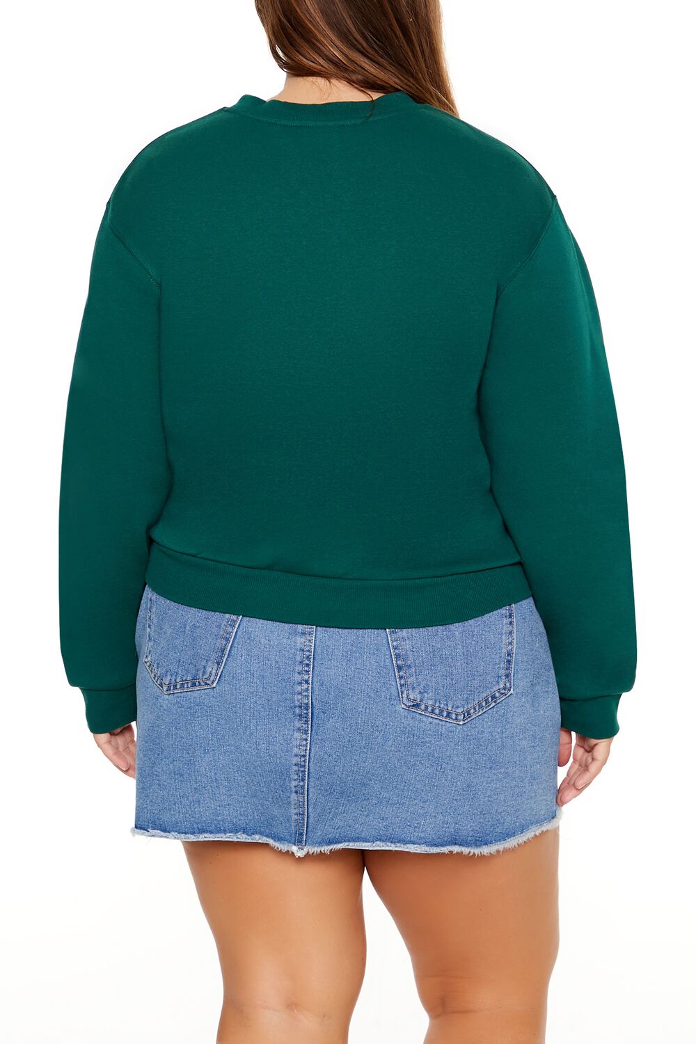  Forever 21 Plus Size Friends Christmas Stockings Pullover - green multi - Bonton