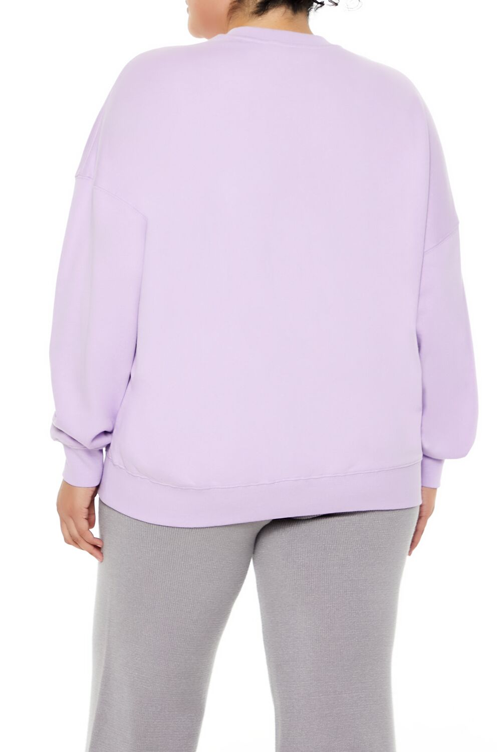  Forever 21 Plus Size Beaded Aries Pullover - lavender multi - Bonton