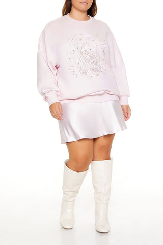 Plus Size Beaded Virgo Pullover