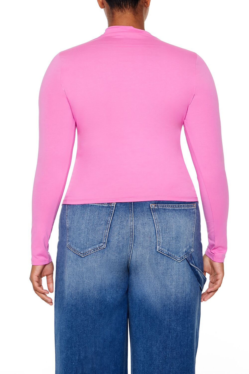  Forever 21 Plus Size Jadore Drama Top - pink multi - Bonton