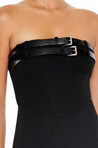 Buckled Strapless Jumpsuit
