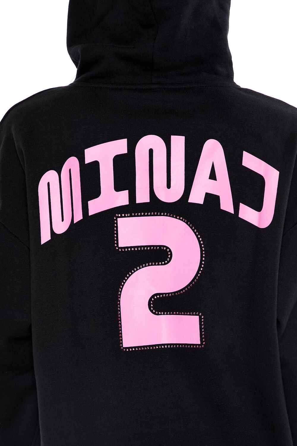  Forever 21 Nicki Minaj Graphic Hoodie - black multi - Bonton
