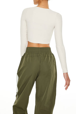 Active Ruched Crop Top