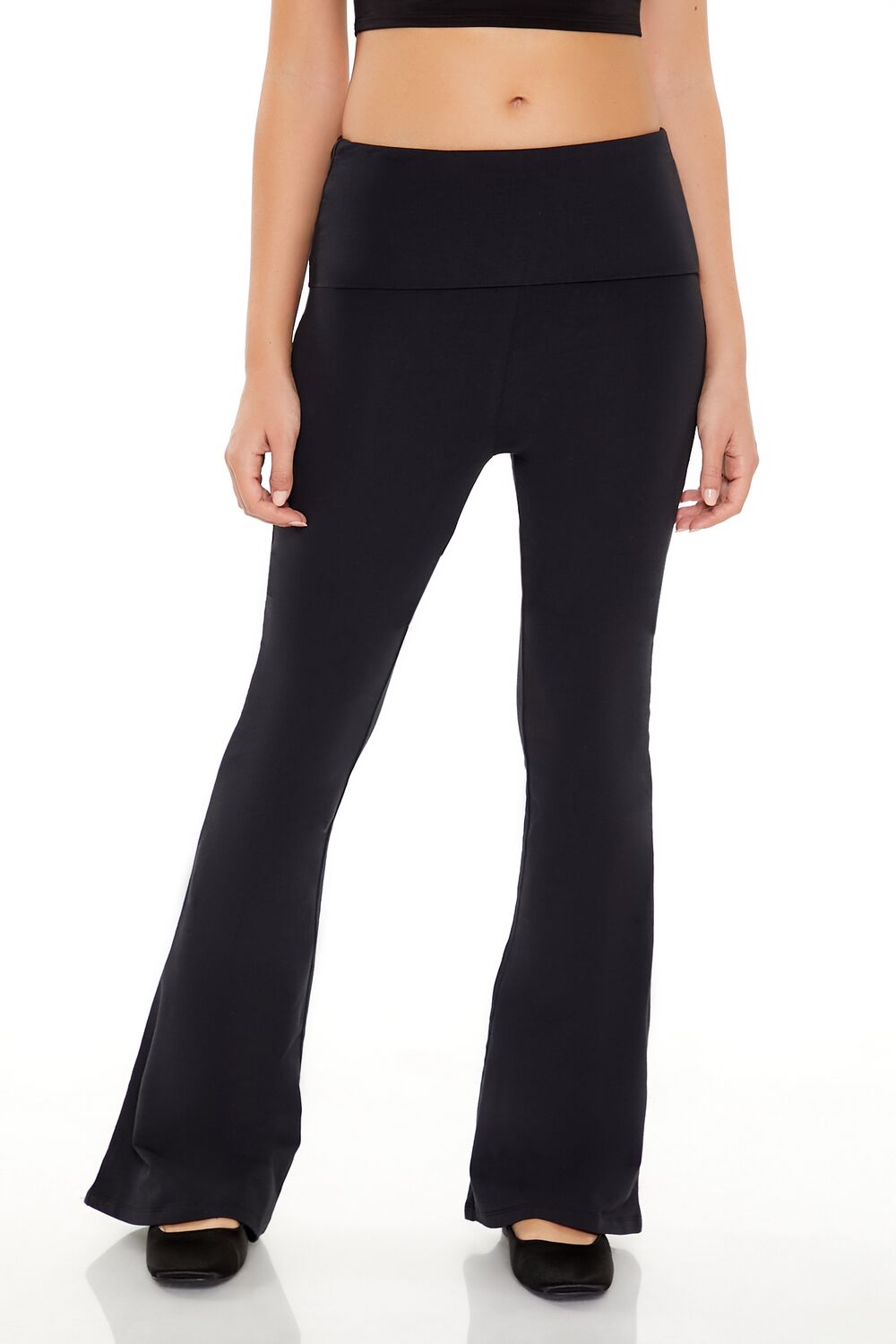  Forever 21 Sequin Cancer Flare Leggings - black - Bonton