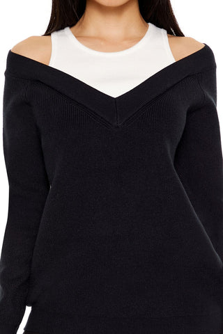 Combo Tank Top Sweater