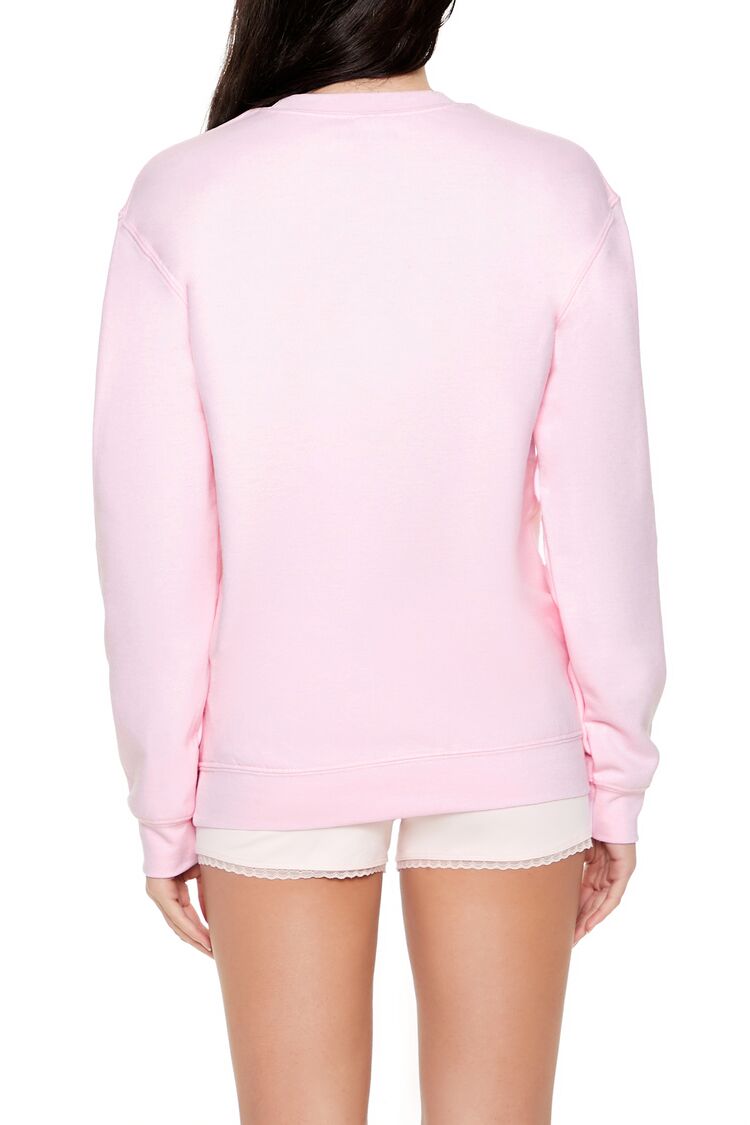  Forever 21 American Dream Graphic Pullover - pink multi - Bonton