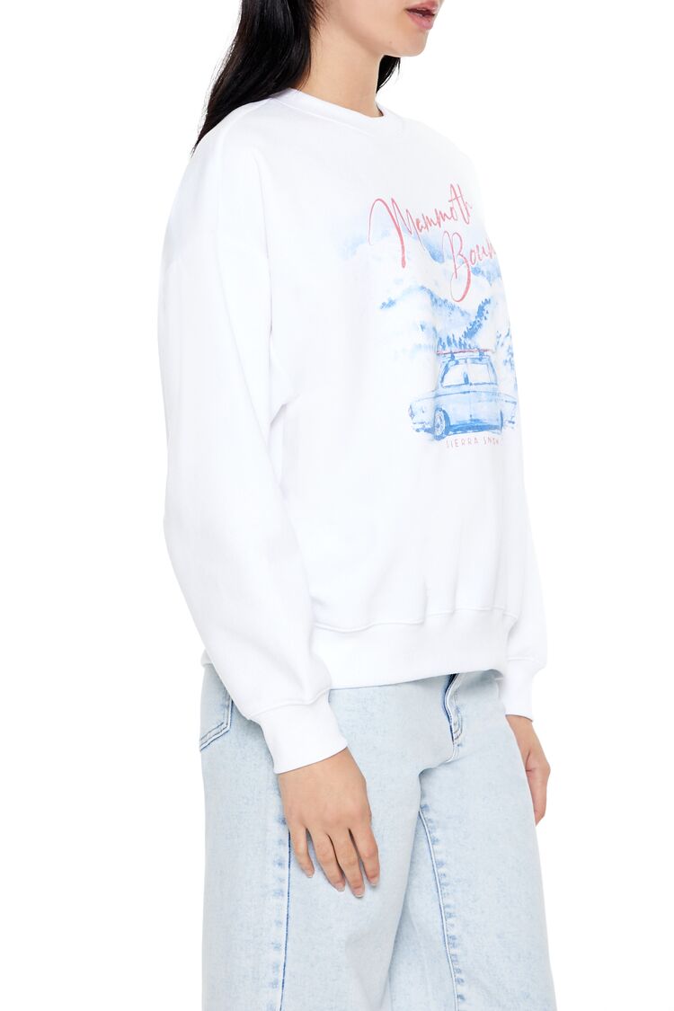  Forever 21 Mammoth Bound Graphic Pullover - white multi - Bonton