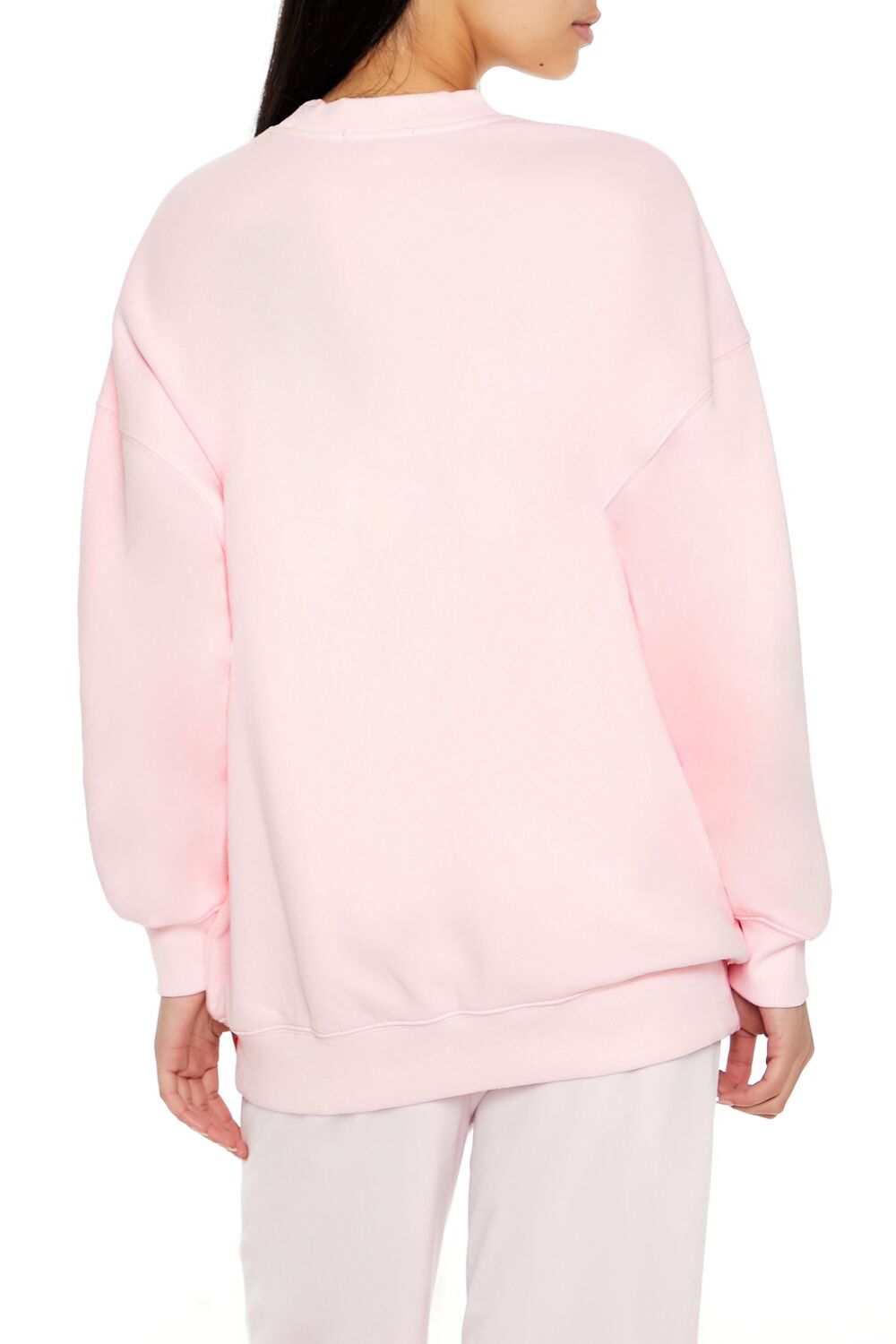  Forever 21 Glitter No Hard Feelings Pullover - pink multi - Bonton