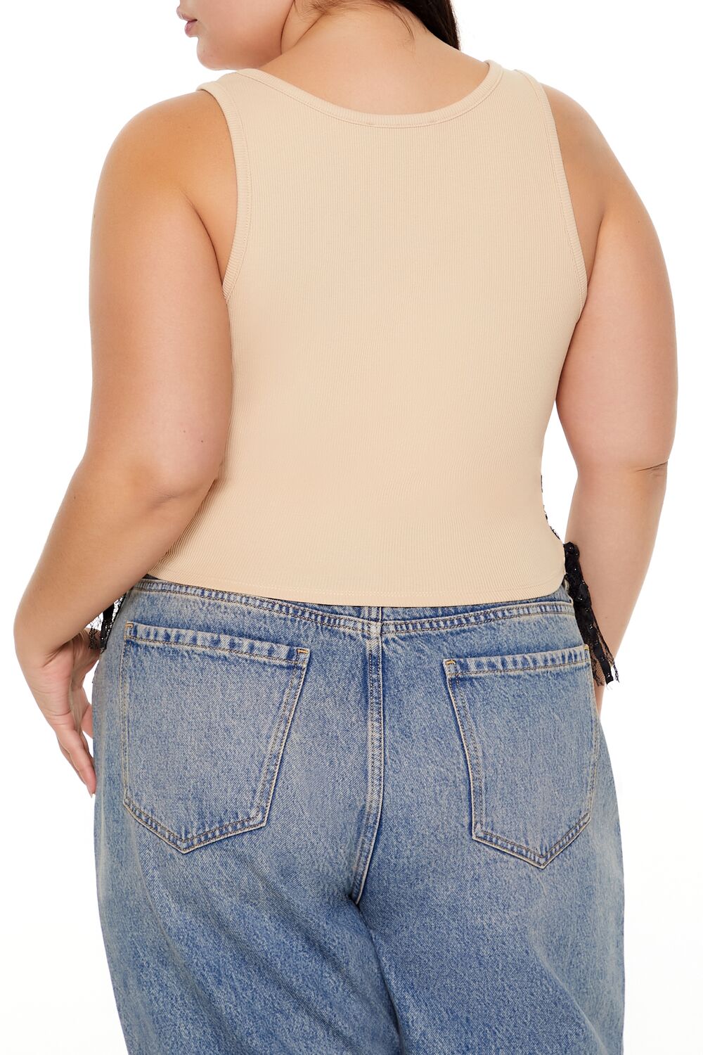  Forever 21 Plus Size Hotter Than Hell Tank Top - tan multi - Bonton