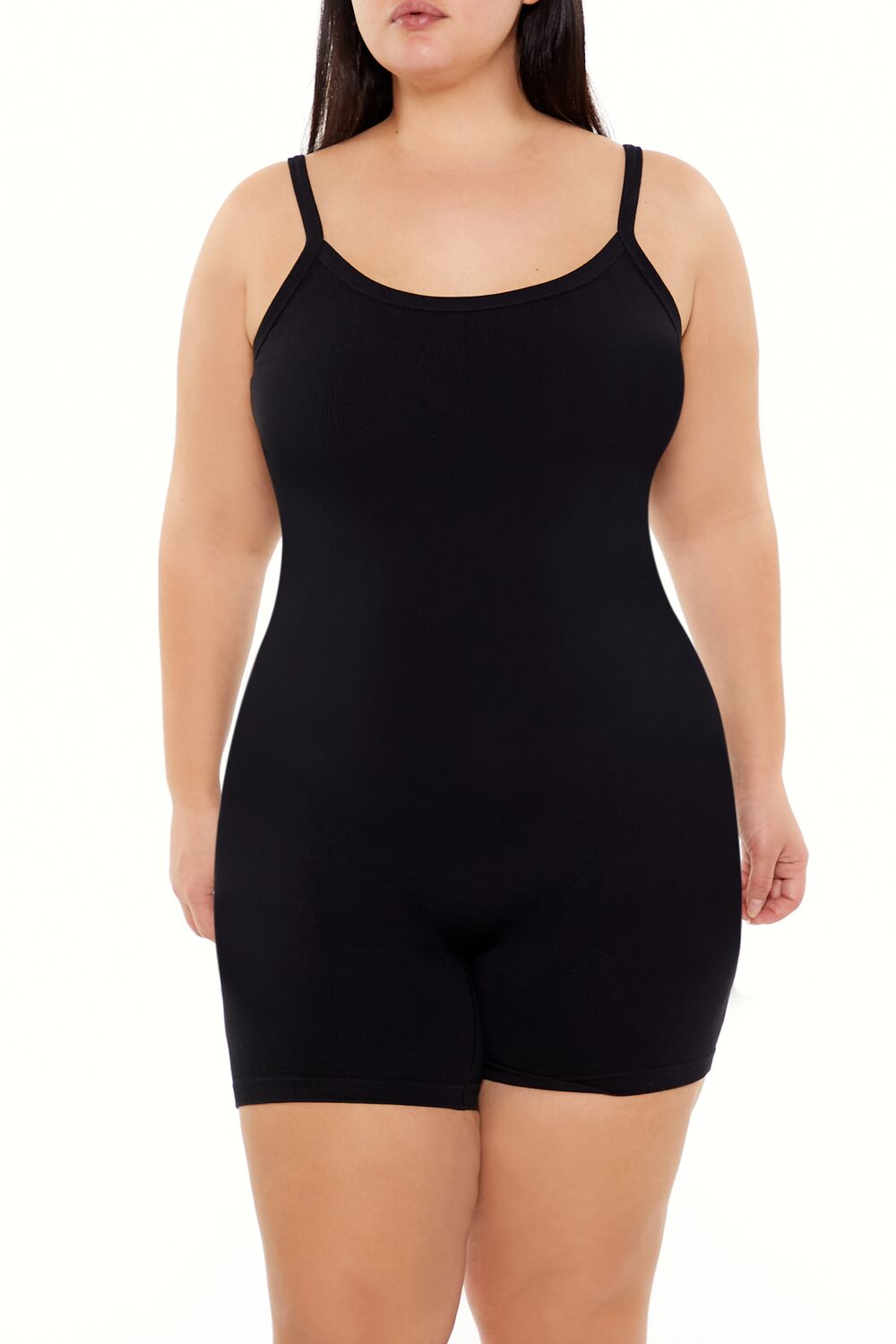  Forever 21 Plus Size Active Seamless Romper - black - Bonton