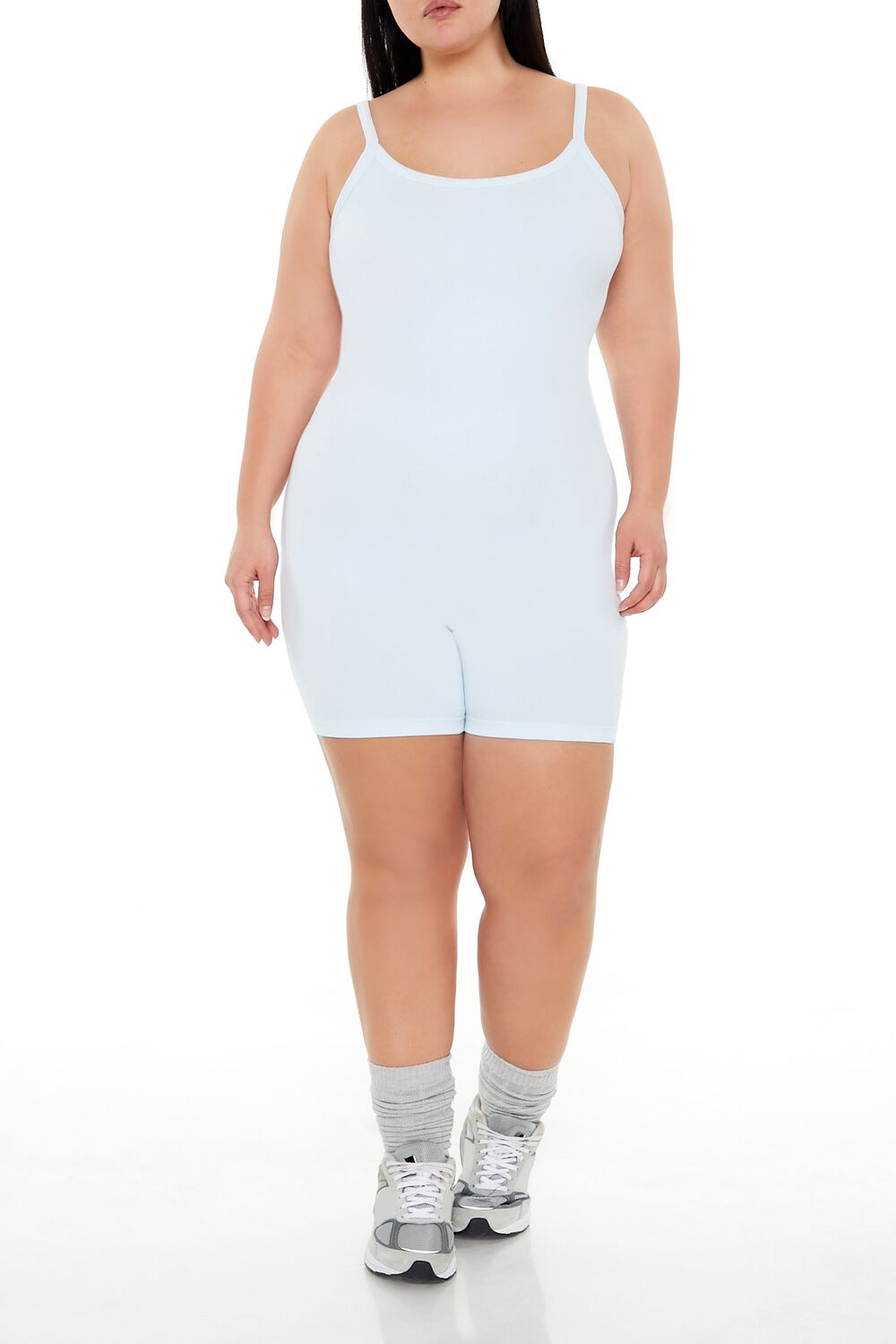  Forever 21 Plus Size Active Seamless Romper - black - Bonton