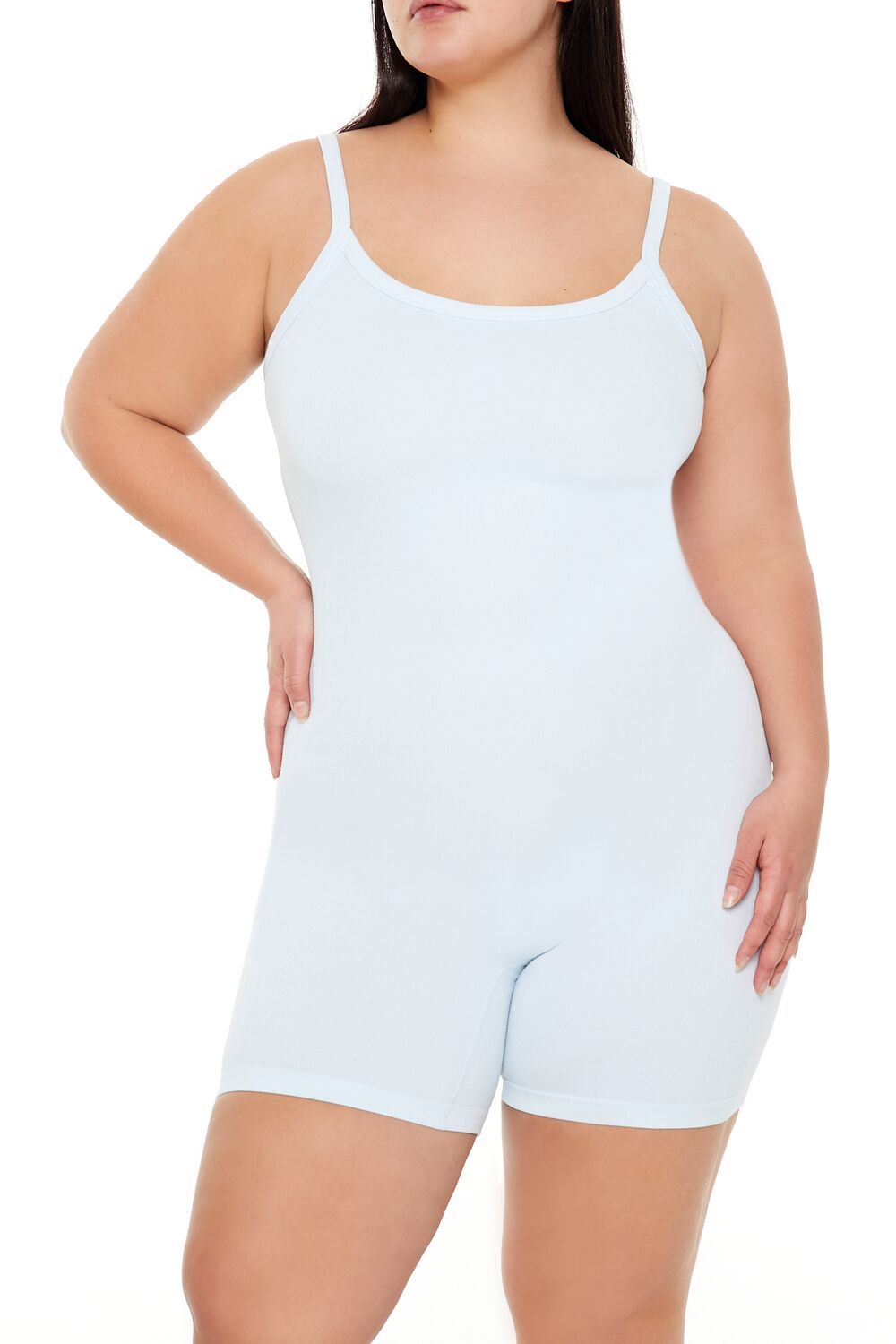  Forever 21 Plus Size Active Seamless Romper - black - Bonton
