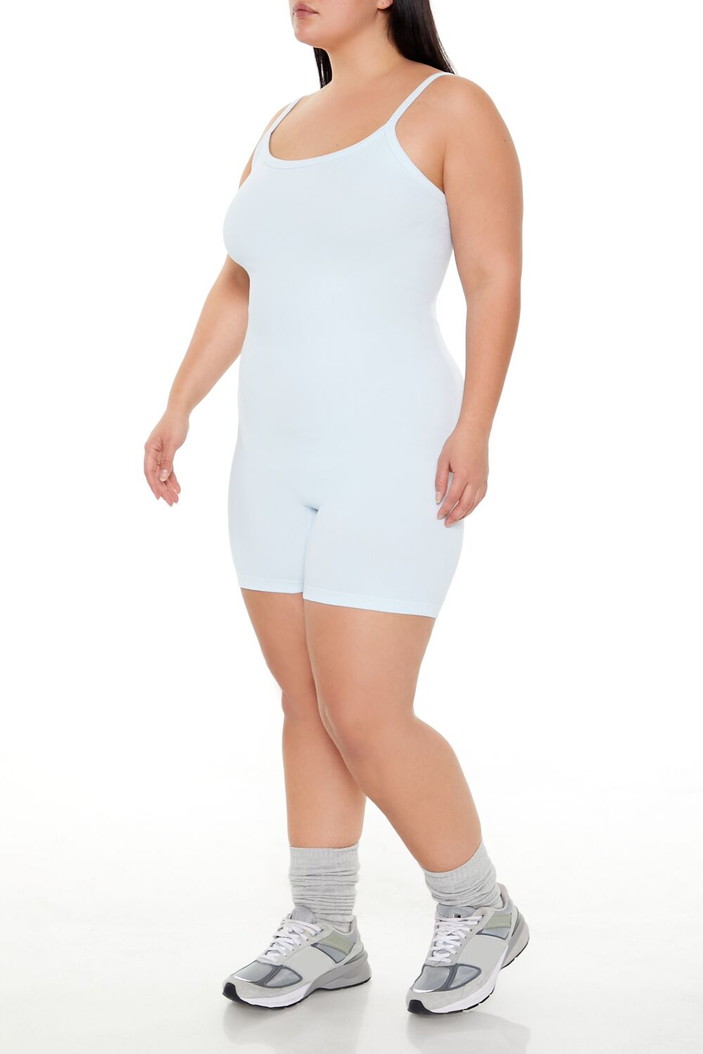  Forever 21 Plus Size Active Seamless Romper - black - Bonton