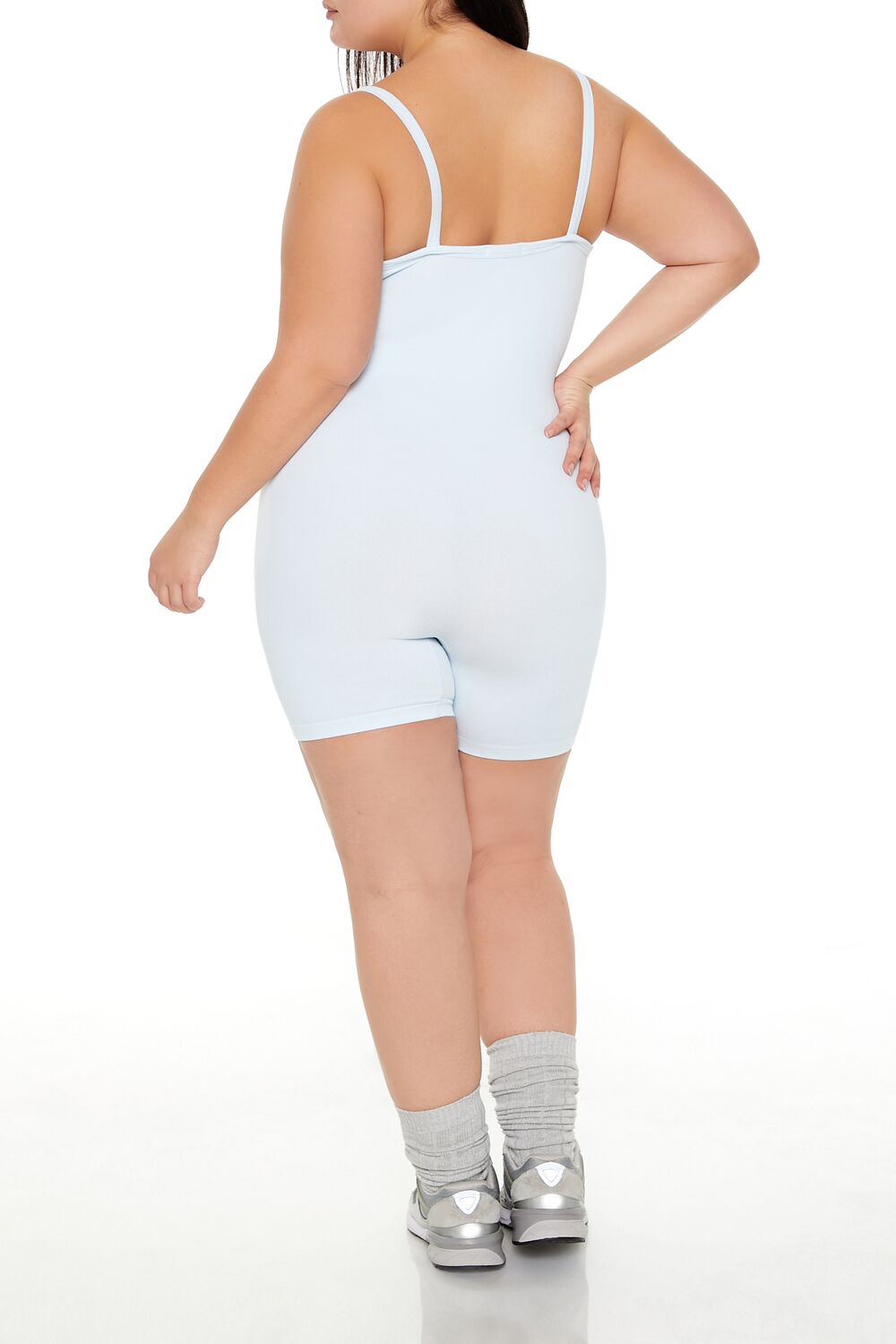  Forever 21 Plus Size Active Seamless Romper - black - Bonton