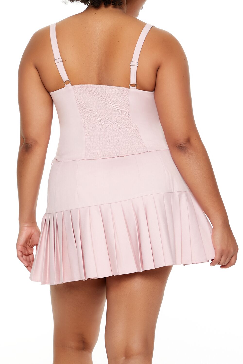  Forever 21 Plus Size Poplin Smocked Cami - black - Bonton