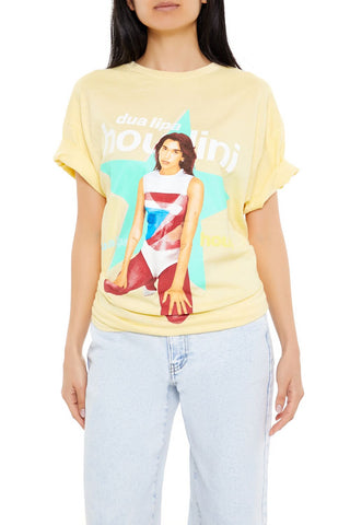 Oversized Dua Lipa Graphic Tee