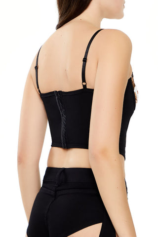 Cowboy Print Cropped Cami
