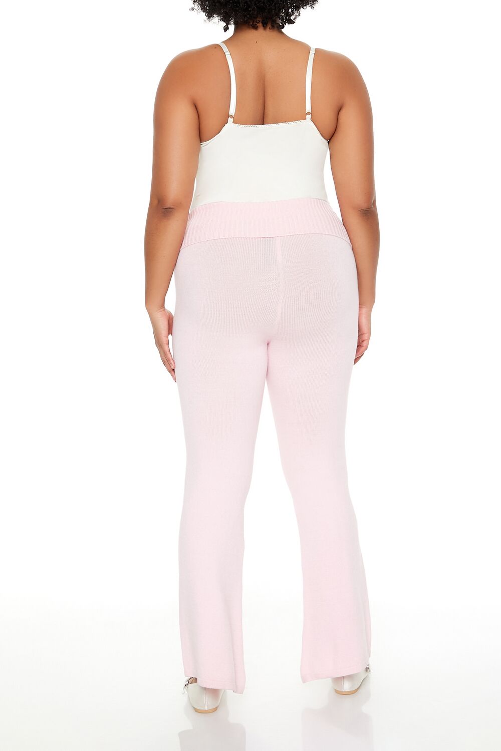  Forever 21 Plus Size Sweater-Knit Pants - petal-pink - Bonton