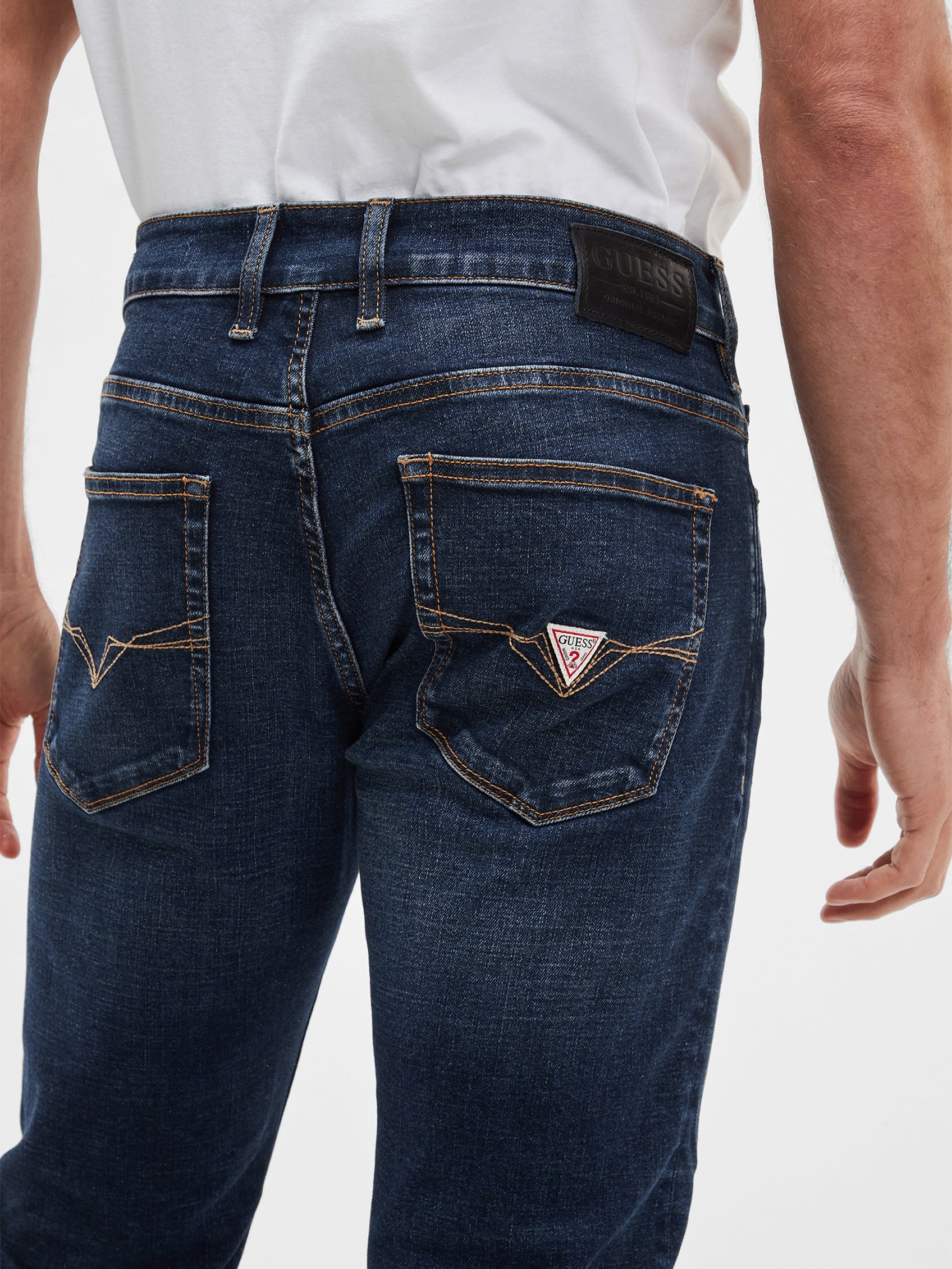  Guess Men's Slim Straight Jeans - WELLER - Bonton