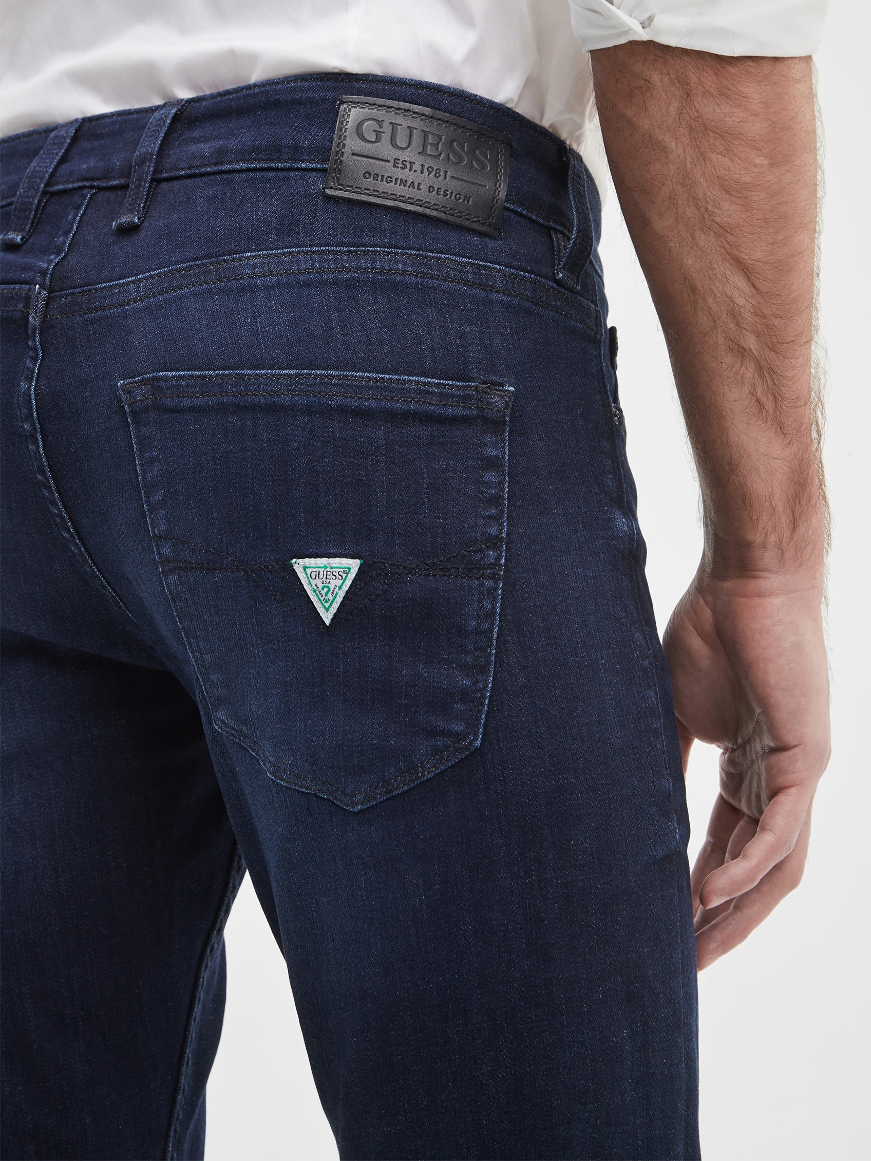  Guess Men's Tapered Jeans - RINGER WASH INDIGO - Bonton