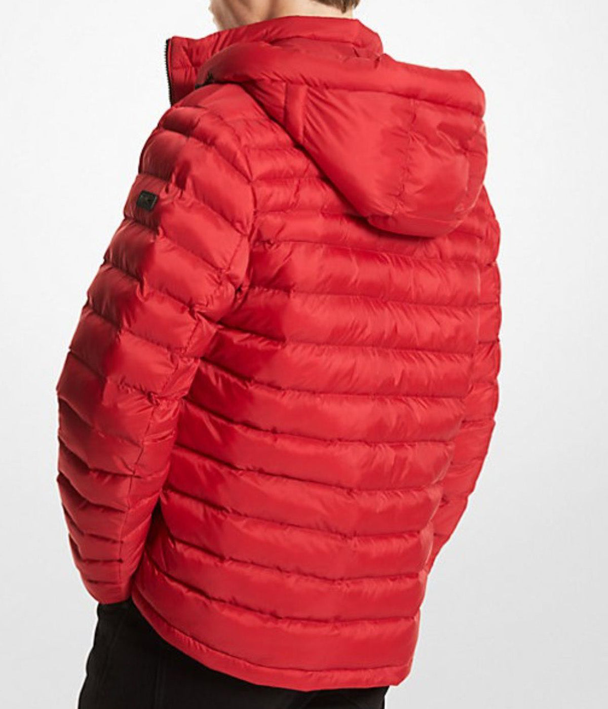  Michael Kors Hooded Packable Jacket Crimson - Crimson - Bonton