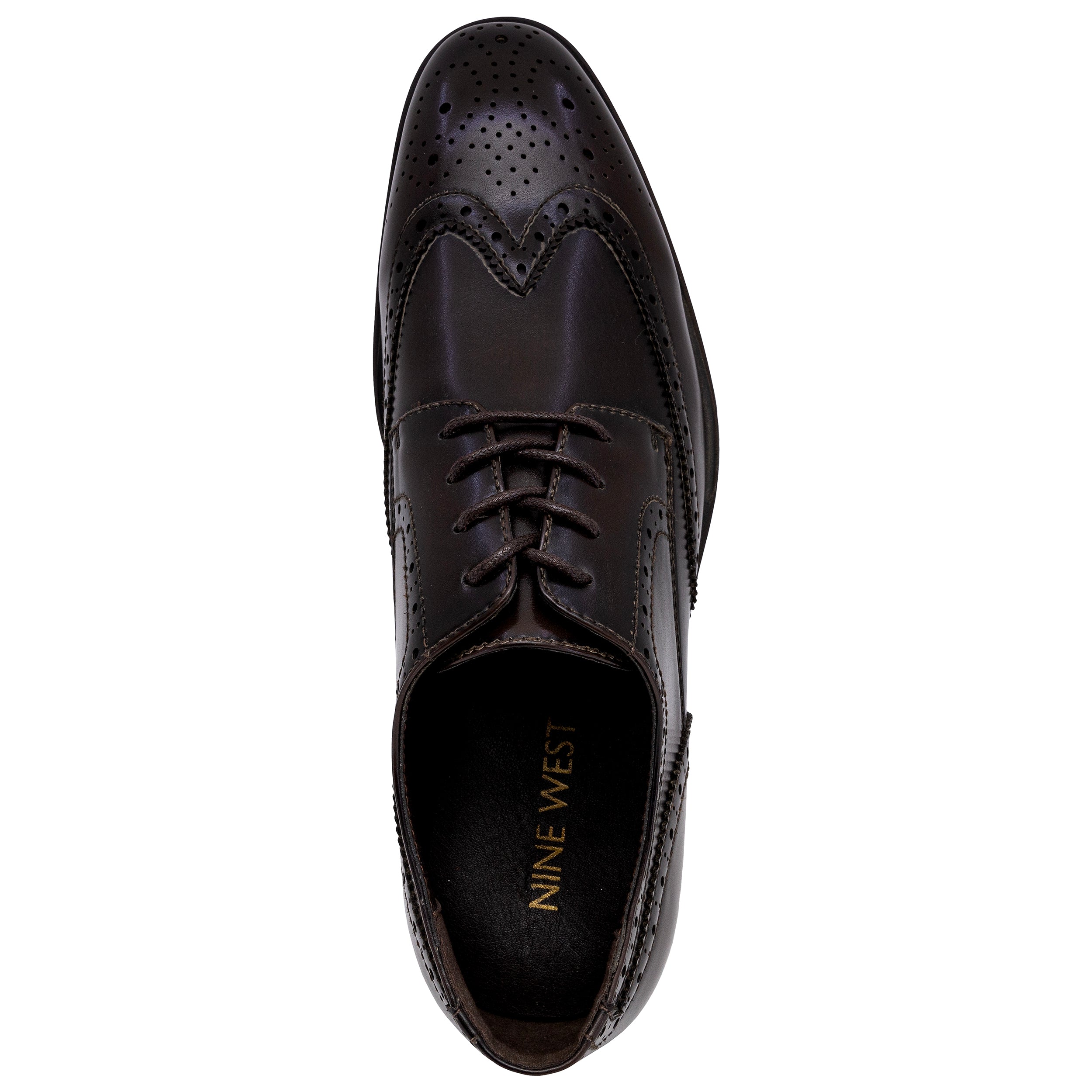  Nine West Nicholas Oxford Shoe - Brown - Bonton