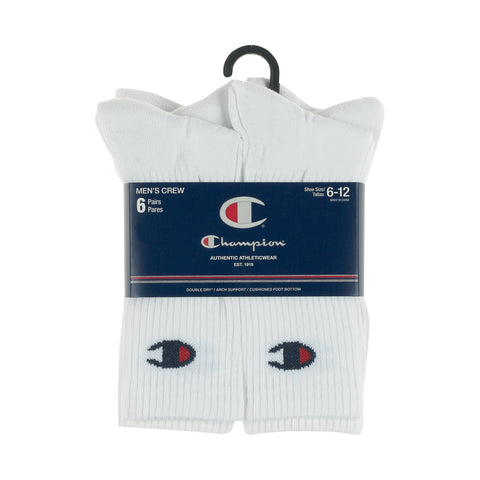 Champion 6-packs Crew Socks