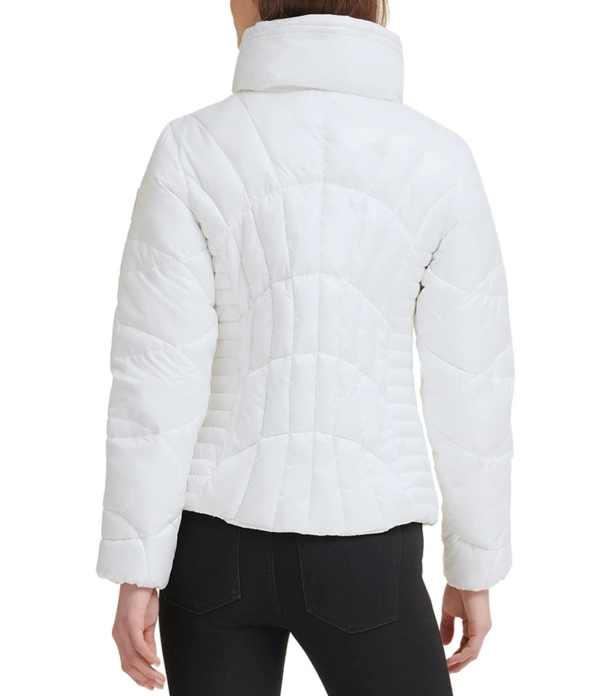  GUESS Quilted Puffer Jacket Cream - Cream - Bonton