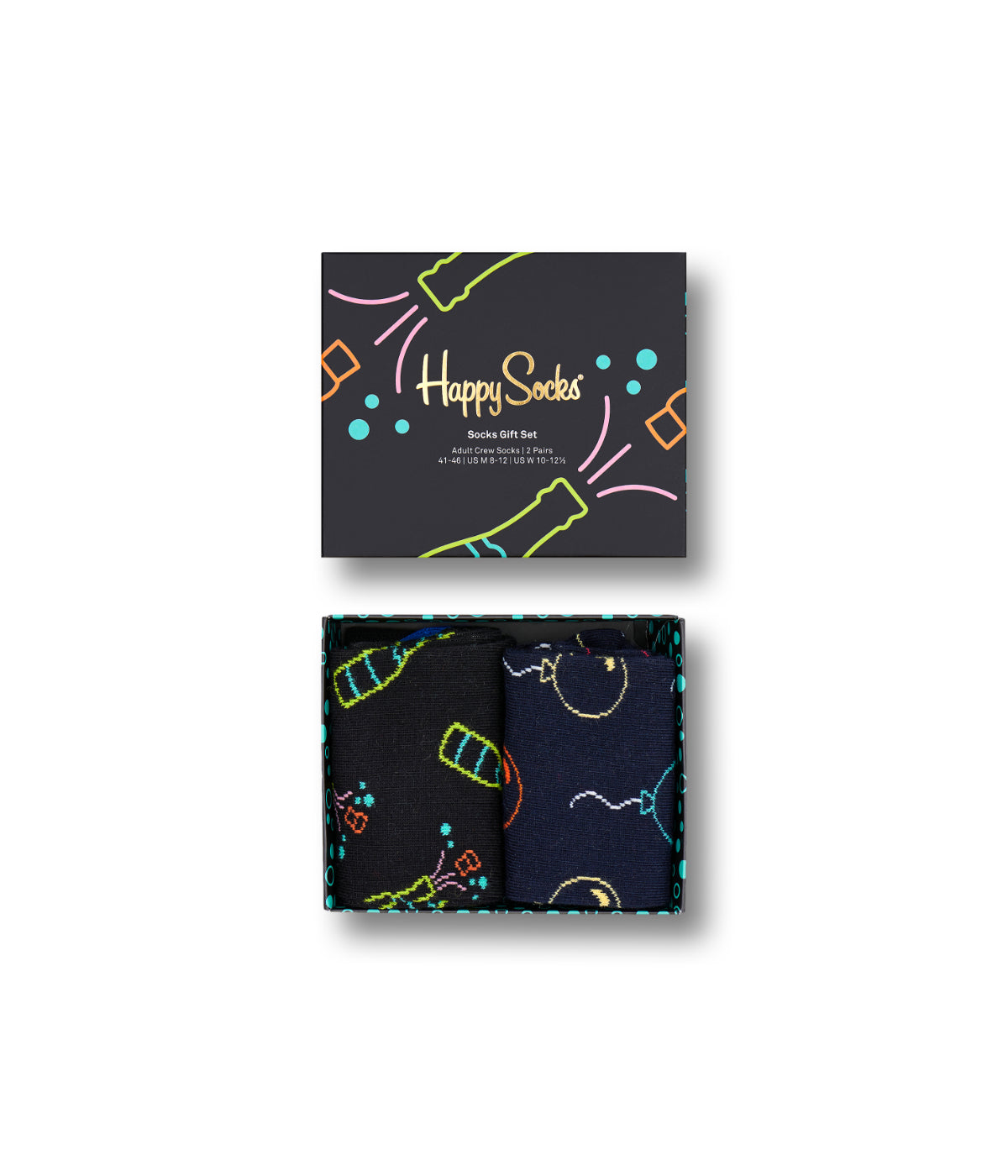  Happy Socks 2-Pack You Did It Socks Gift Set Multi - Multi - Bonton