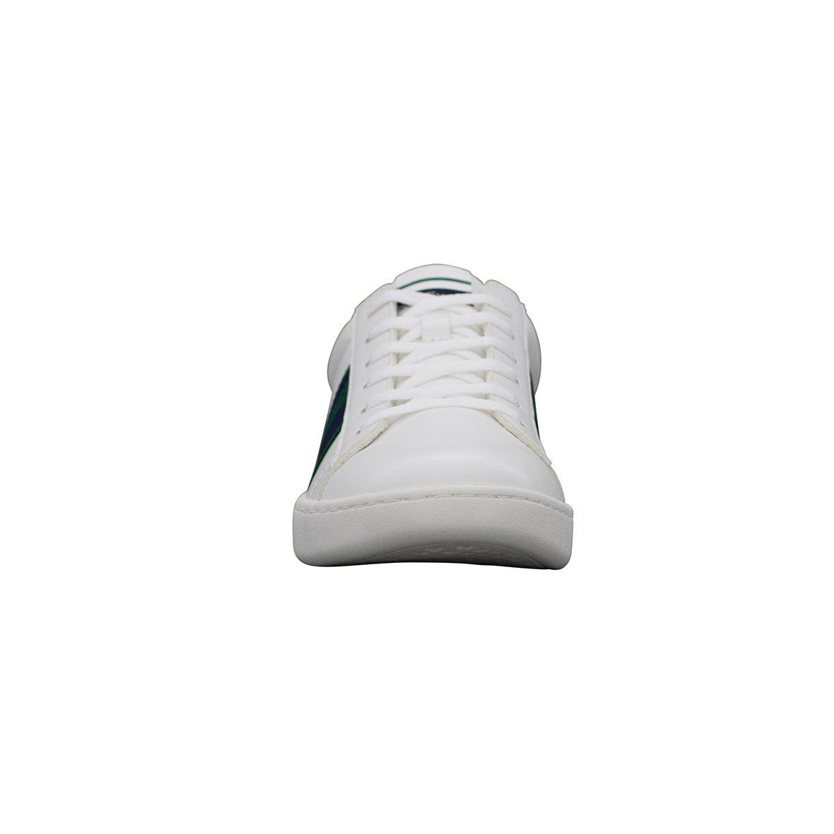  Ben Sherman Hampton Stripe Lace Up Sneaker - White / Navy / Green - Bonton