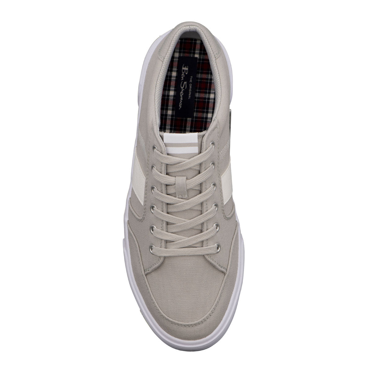  Ben Sherman Hawthorn Lace Up Canvas Sneaker - Glacier & White - Bonton
