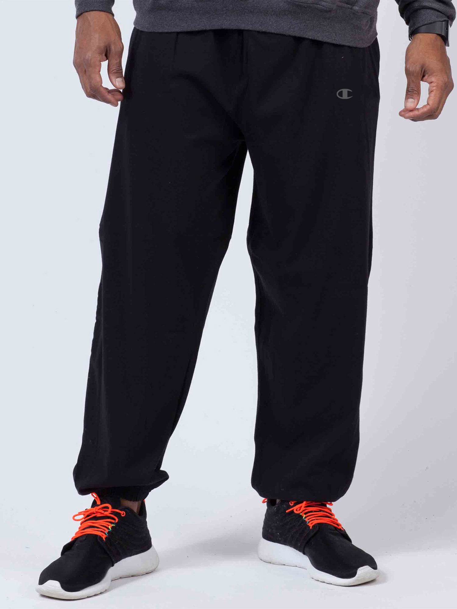  Champion Champion Big And Tall Men's Powerblend Fleece Sweat Pant - Black - Bonton