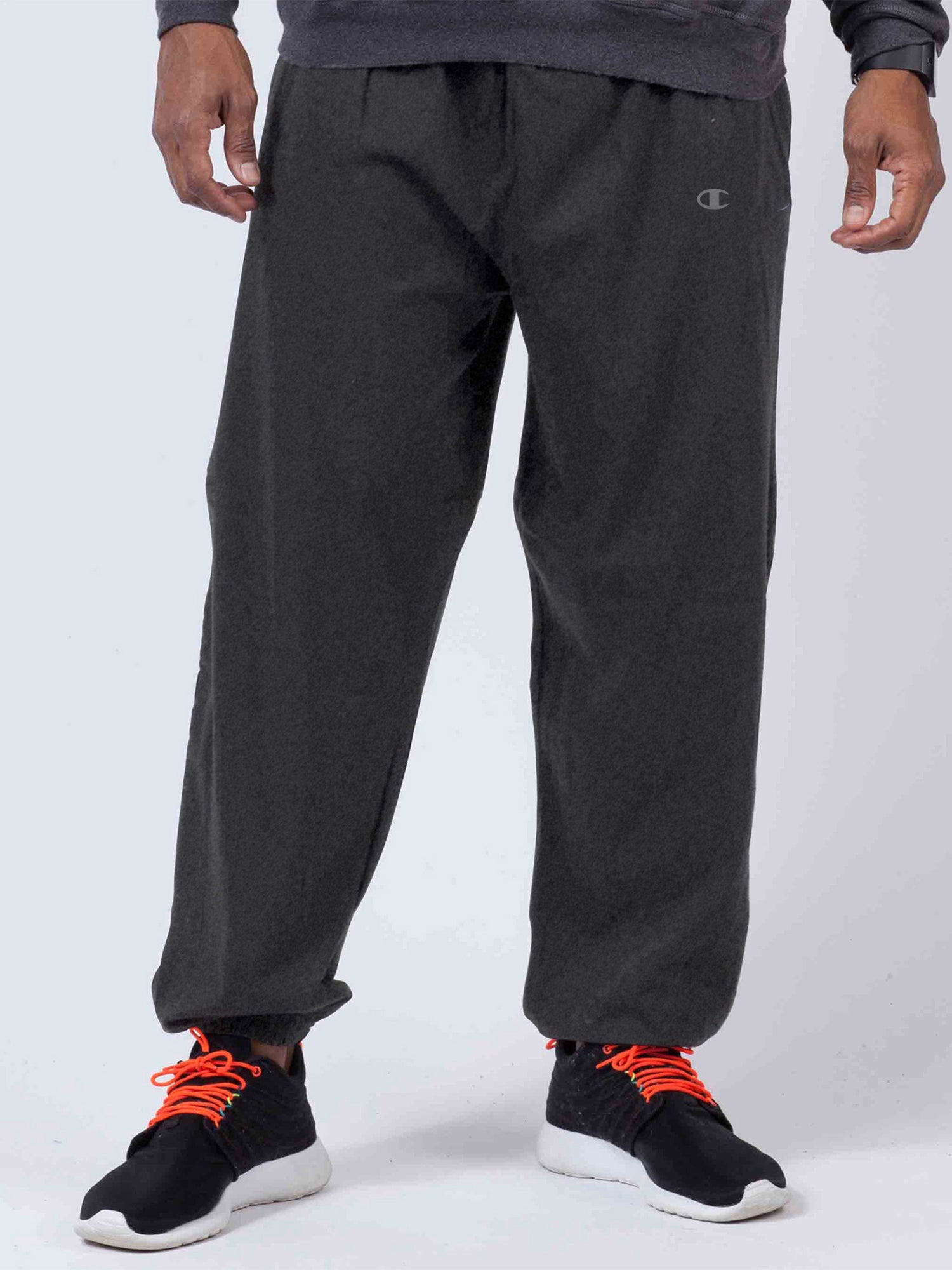  Champion Champion Big And Tall Men's Powerblend Fleece Sweat Pant - Charcoal Heather - Bonton
