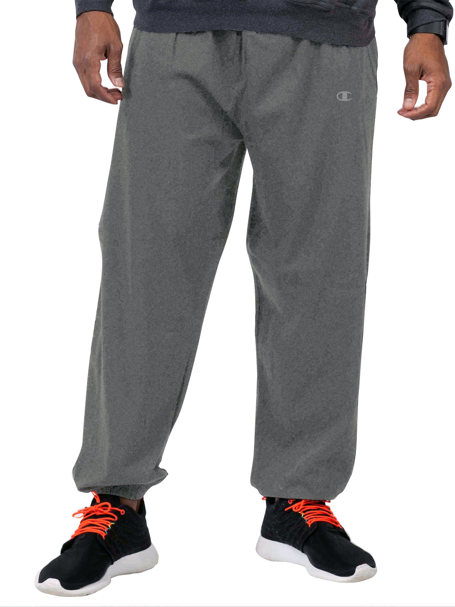  Champion Champion Big And Tall Men's Powerblend Fleece Sweat Pant - Heather Grey - Bonton