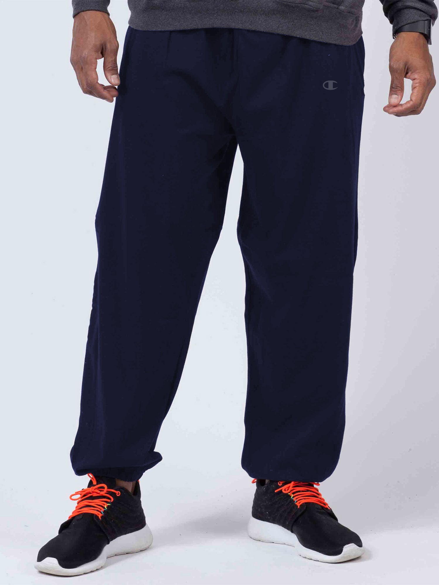  Champion Champion Big And Tall Men's Powerblend Fleece Sweat Pant - Navy - Bonton