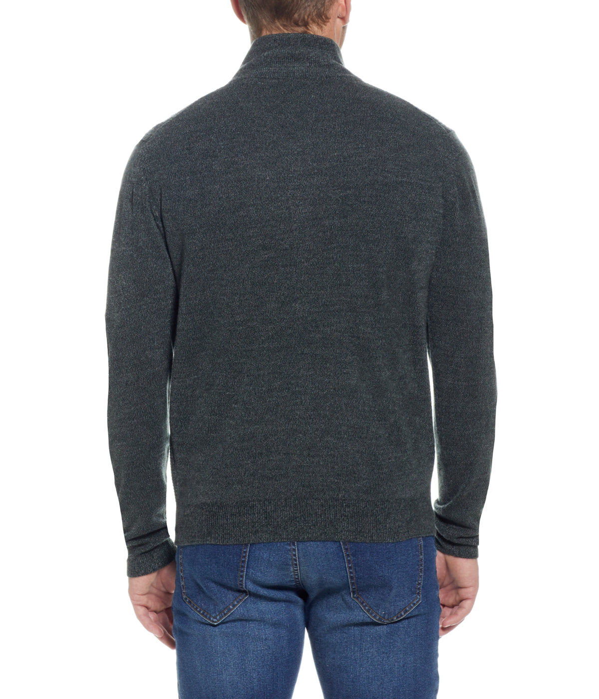  WEATHERPROOF VINTAGE Soft Touch Waffle 1/4 Zip Sweater Evergreen - Evergreen - Bonton