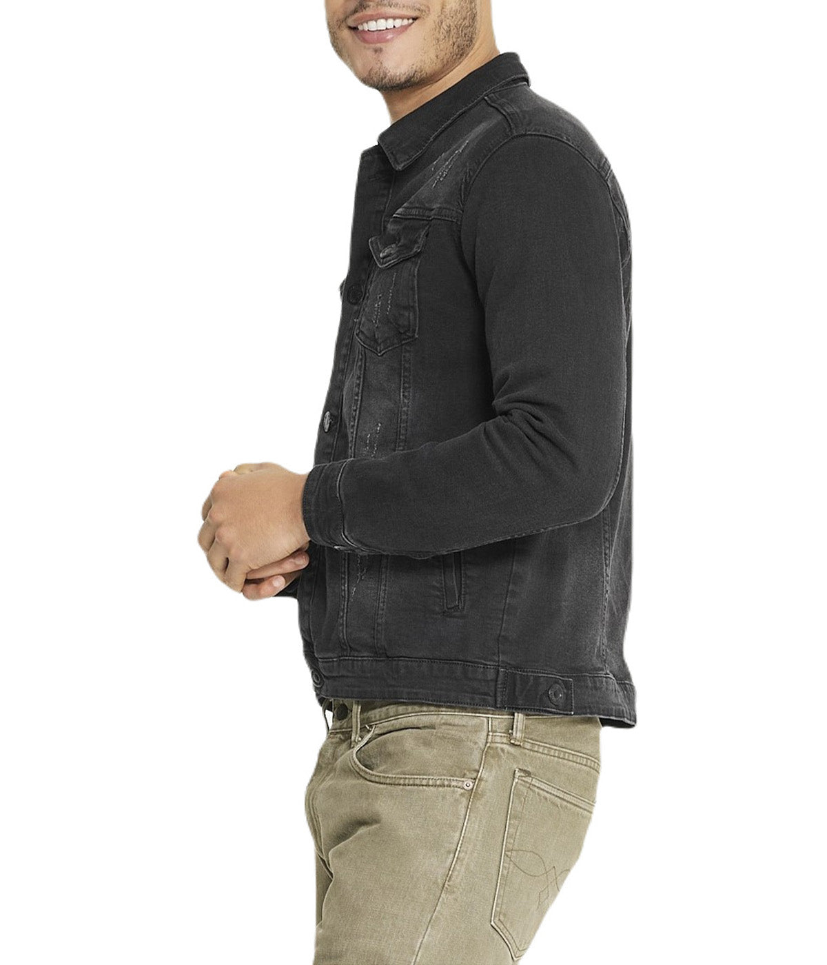  i8 Excel Black Denim Jacket - Black - Bonton