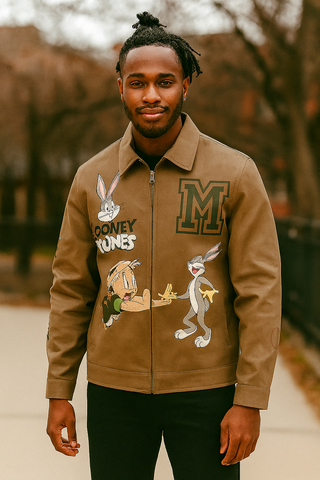 Looney Tunes Poly Mechanical Stretch Twill Jacket
