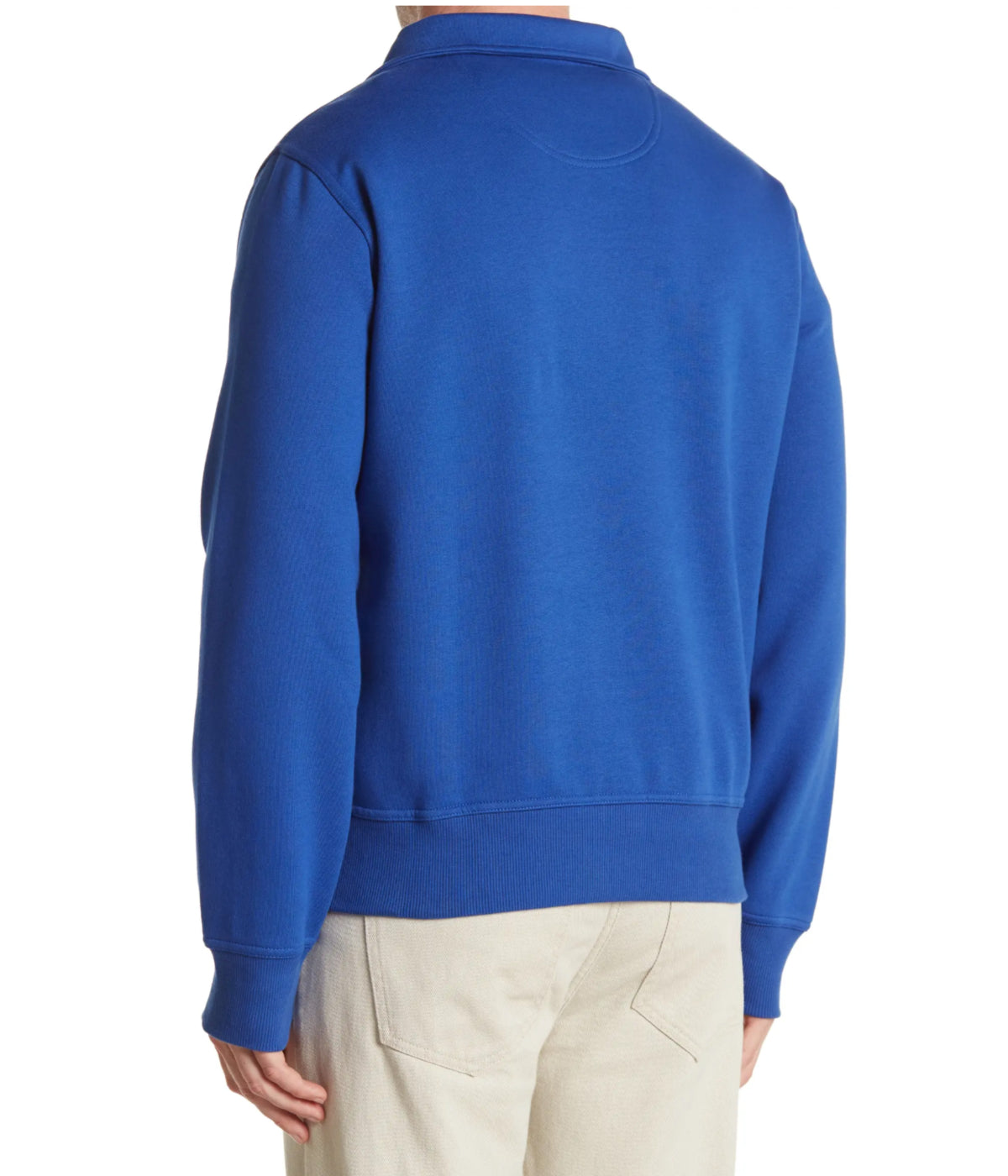  Tailorbyrd Quarter Zip Luxe Fleece Pullover Indigo Blue - Indigo Blue - Bonton
