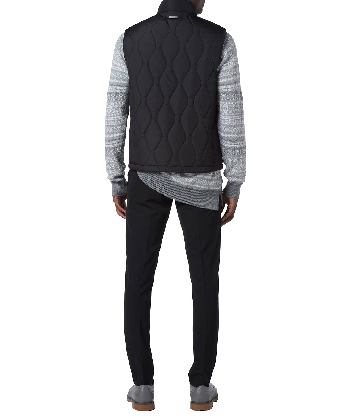  Andrew Marc Hampden Lava Quilt Vest Black - Black - Bonton