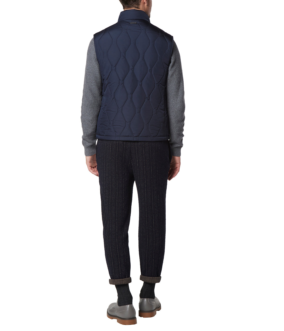  Andrew Marc Hampden Lava Quilt Vest Ink - Ink - Bonton