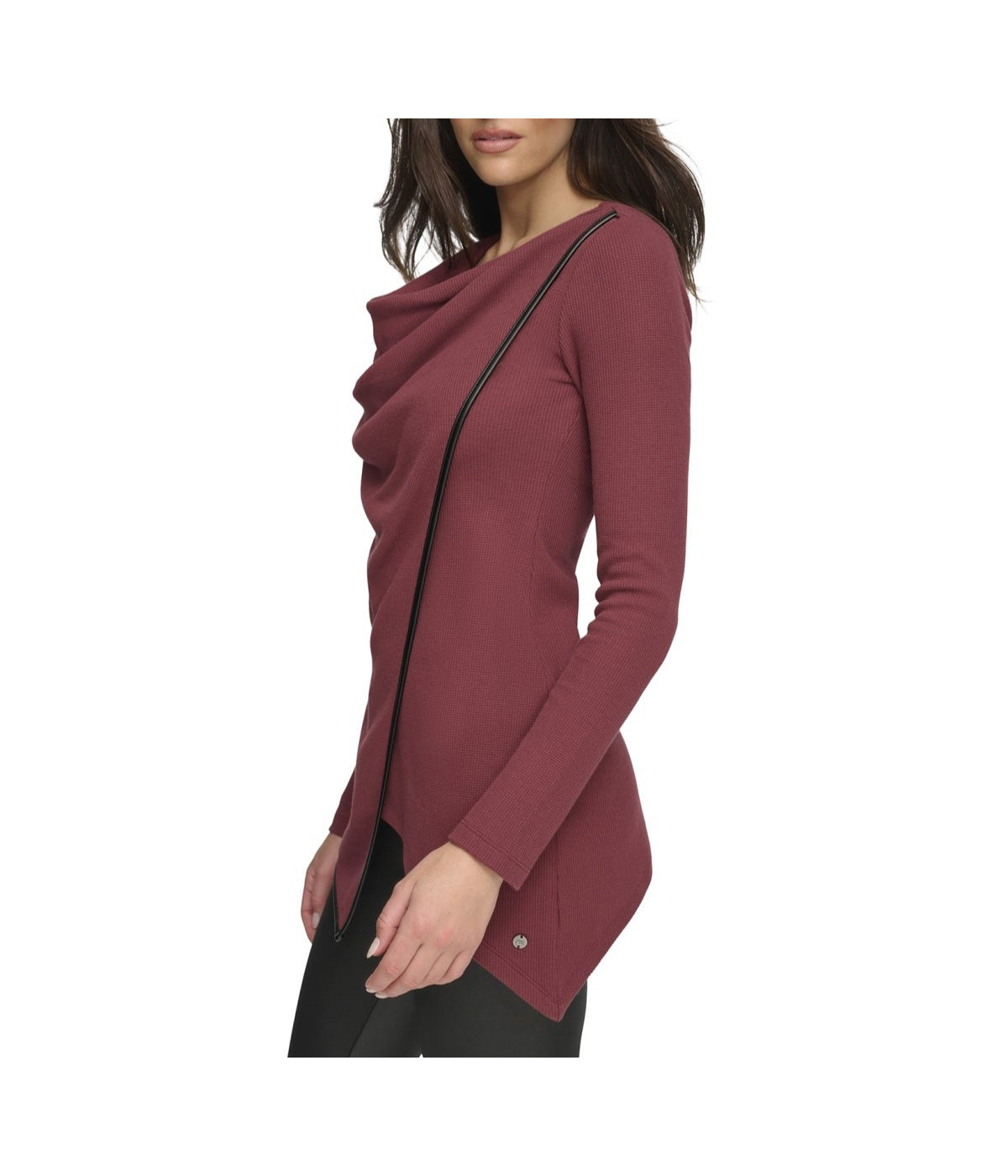  Andrew Marc Andrew Marc Women's Draped Thermal Tunic Rust - Rust - Bonton