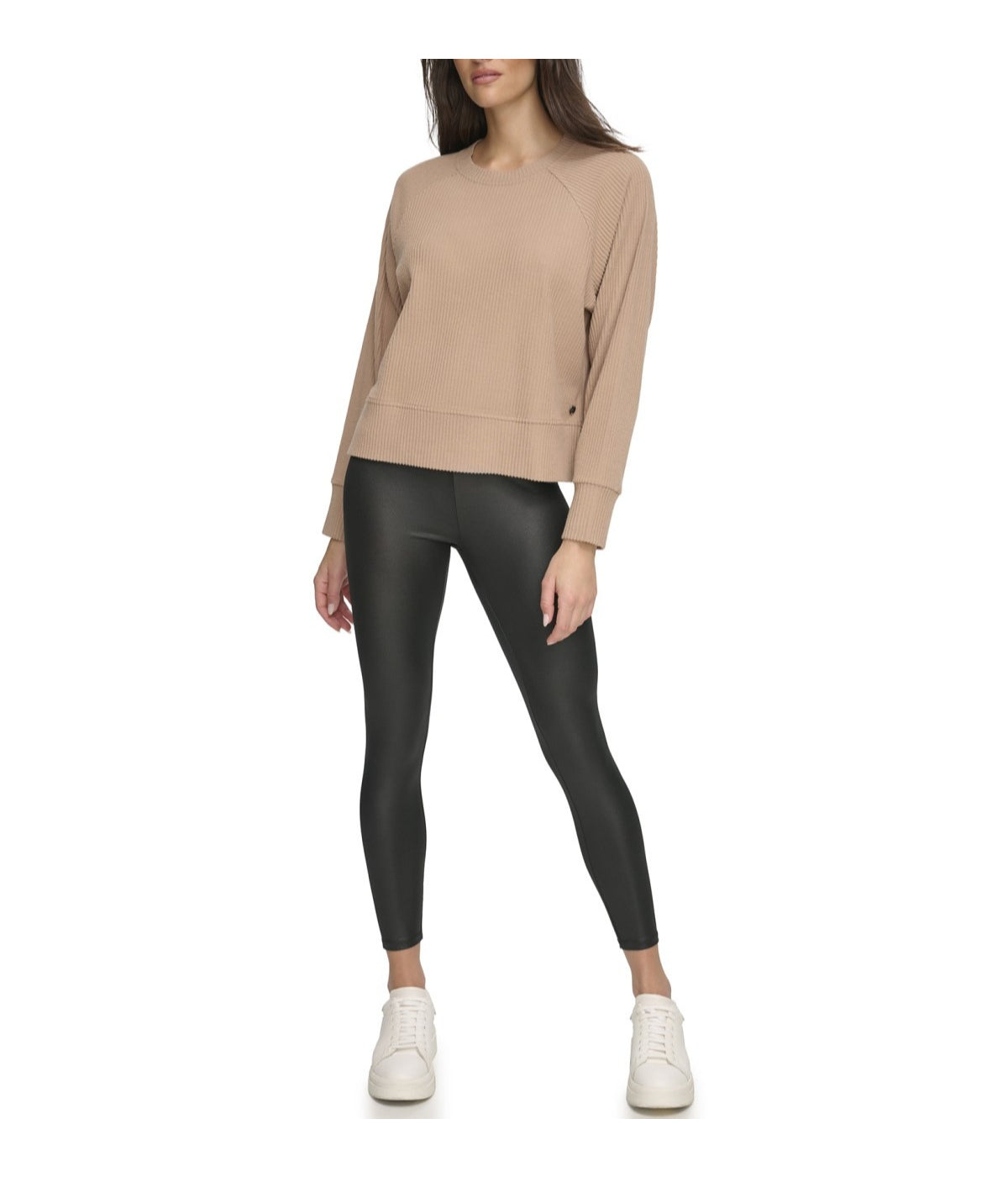  Andrew Marc Andrew Marc Women's Brushed Rib Pullover Camel - Camel - Bonton