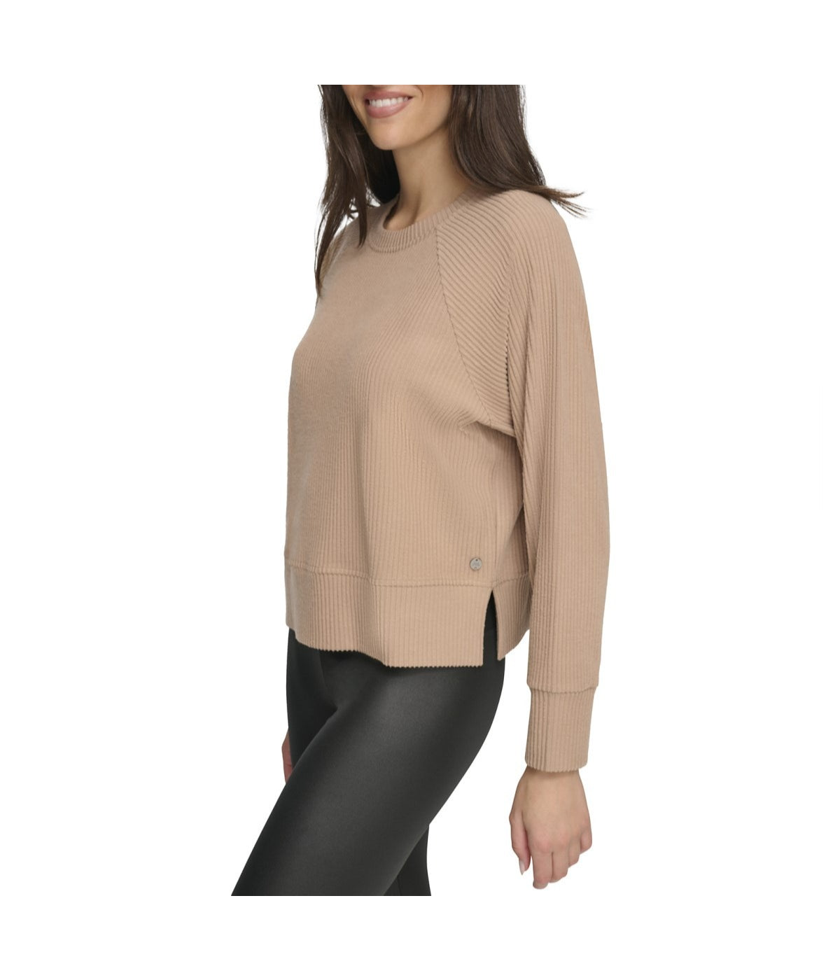  Andrew Marc Andrew Marc Women's Brushed Rib Pullover Camel - Camel - Bonton