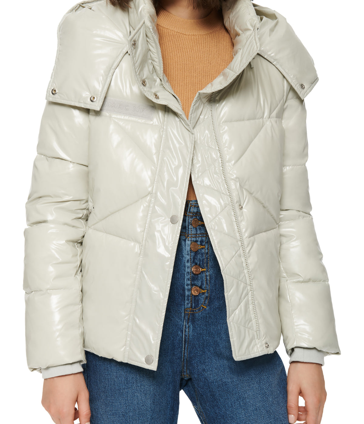  Andrew Marc Eclipse Glaze Puffer Glacier - Glacier - Bonton